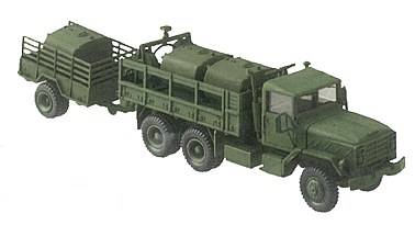 M925 A1 Stake Side Supply Truck with  M105 A1 Trailer & 3 Fuel Tanks Z-570
