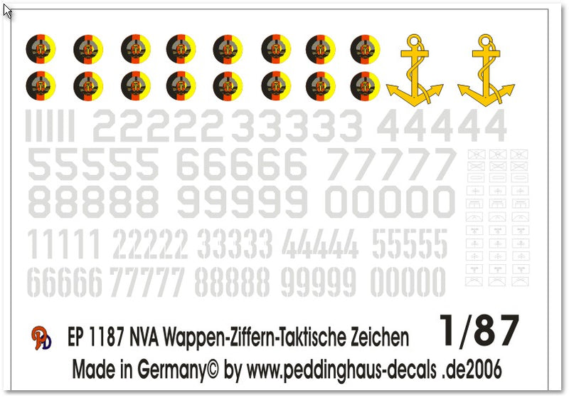 East Germany Numbers & Insignia