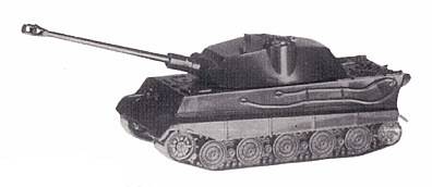 German 75 Ton Tank Tiger II Z-133
