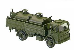 Magirus Flatbed Truck with Tank Loads Z-420