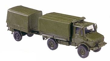 Unimog U 1300L Truck w/ Single Axle Trailer Z-452