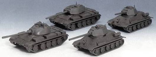 Russian Four Tank Set T-34/76, T-34/85, T-44, T-54 Z-801