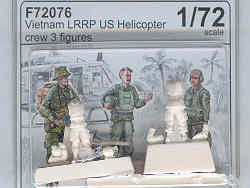 Vietnam LRRP US Helicopter Crew 3 Figures