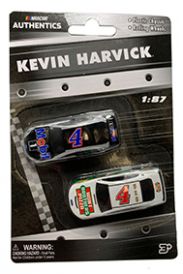 Nascar Driver Kevin Harvick Two NASCAR Race Cars