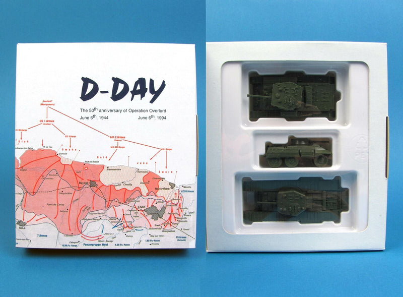 D-Day Special Set British Forces  One Each Z-203, Z-267, Z-268 & Soldiers Z-999