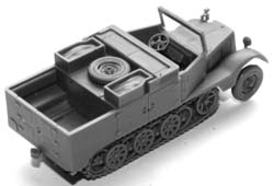 SdKfz 11/4 Halftrack, Ammo Carrier for Nebelwerfer