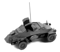 SdKfz 260 Armored Car with Radio, Whip Antenna