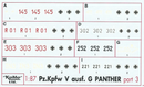 Decals Panther G Set Number 3