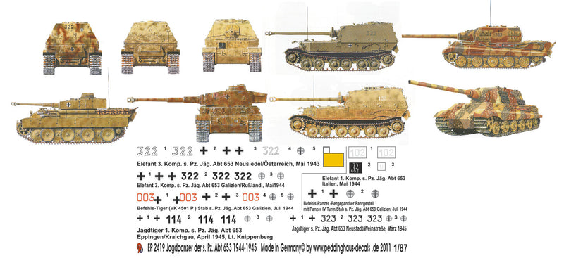 Jagdpanzer Pz.Abt 653 1944-45