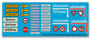 Traffic & Road Signs 1/72 Scale